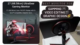 Monitor from Youtube Earning | Gaming Monitor | Graphic design