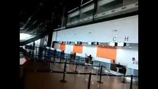 Alexander the Great airport interior Skopje MACEDONIA