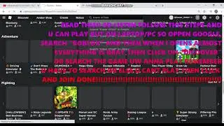 HOW TO PLAY ROBLOX WHEN ITS DOWN