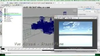 Maya and Vue Xtream Plugin Adding Ground Plane