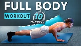 10 Minute No Equipment Full Body Workout  Follow Along Routine for All Fitness Levels