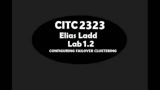 Windows Server - Configure failover clustering