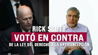 ¿Por qué el senador Scott votó en contra de la anticoncepción?