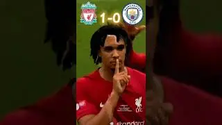 Liverpool FC vs Manchester City | FINAL Community Shield 2022 #shorts #viral