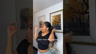 @JanetCollectionTV  Remy Illusion Human Hair Pony is a fast solution for this spring / summer