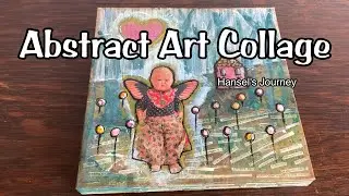 Abstract Collage Art Tutorial for Beginners.