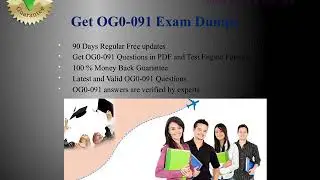 Valid OG0-091 dumps a real questions for exam success