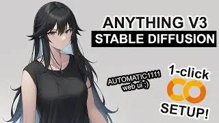 Anything V3 Stable Diffusion 1-CLICK Google Colab Setup