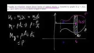 Math 6 Center of Mass of Lamina Centroid Part 1