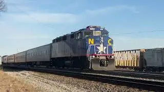 Amtrak's Carolinian and Piedmont Services around Greensboro, NC