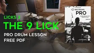 PRO The 9 Lick (free drum lesson with pdf)