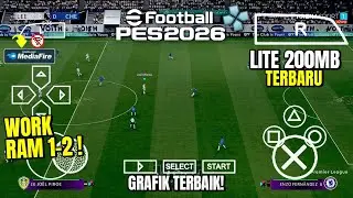 Smooth on your Potato Phone🫵 I Play the Latest eFootball 2026 PPSSPP Lite, Works Ram 1-2