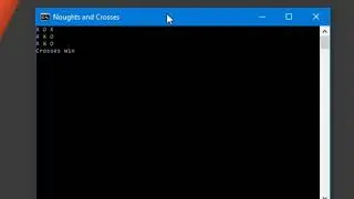 Noughts and crosses CMD Batch game