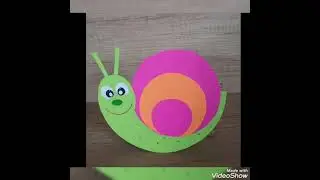 Мастер - класс для детей"Веселая улитка 🐌"