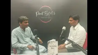 Hamza Hassan Sheikh in the Program LitArt at Planet FM 87.6 at Radio Pakistan, Islamabad.