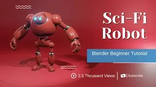 Create an amazing looking robot! - Blender Beginner Tutorial #1