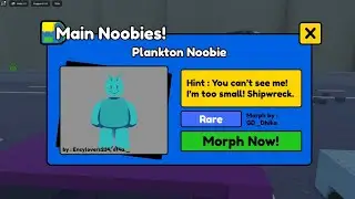 How To Get Plankton Noobie In Find The Noobies Roblox | Plankton Noobie Location