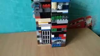 Лего 3 этажный дом самоделк