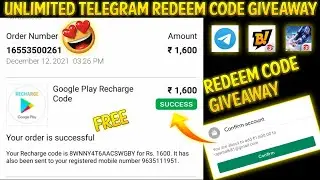 telegram channel redeem code |giveaway | Free fire redeem code 🤩|telegram free fire free redeem code