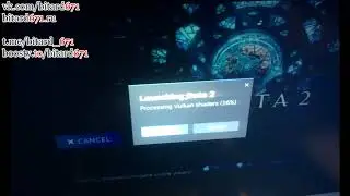 Linux Mint Cinnamon 21.2: Launching Dota 2, Processing Vulkan Shaders