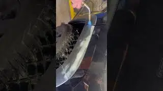 Restoring plastic trim with a propane torch. Amazing!