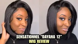 SENSATIONNEL 13x6 CLOUD 9 SWISS LACE “DAYANA 12” WIG REVIEW!! - HUMAN HAIR BLEND