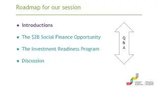 Investment Readiness Program Webinar 1:Introduction to Social Finance