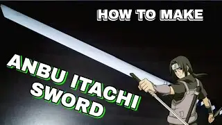 How To Make an Anbu Itachi Sword from paper | Naruto