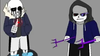 Dust! Sans VS Killer! Sans (Animation)