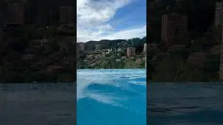 Rooftop infinity pool, Binn Hotel, Medellin Colombia
