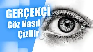 Gerçekçi Karakalem Göz  Nasıl Çizilir ! | Aşamalarıyla !