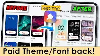 Fix Paid Theme/Font not showing on realme UI 5.0