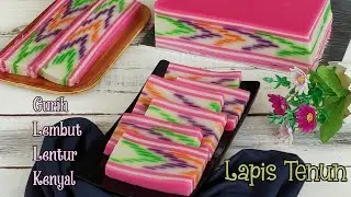 Resep dan cara membuat Lapis Tenun