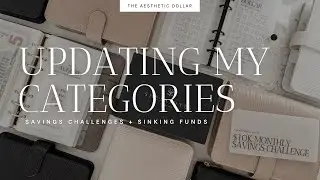 Changing My Cash Envelopes | New Designs for Savings Challenges | Shop Update | Cash Envelopes