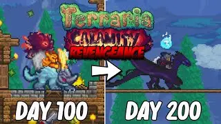 I Spent 200 Days In Terraria CALAMITY REVENGEANCE Mode...