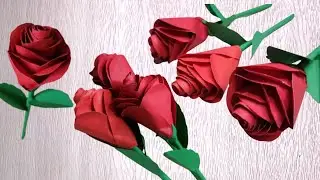 Diy Paper Flower, PaperRoses, papermade paper ideas tutorials (#9)