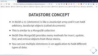 Data Persistence via NoSQL Databases