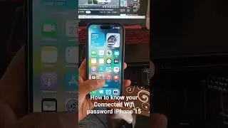 How to know your Connected Wifi password iPhone 11,12,13,14,15 🔥