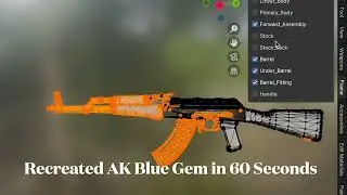 How to make the AK47 Blue Gem in 60 Seconds - Counter-Strike 2