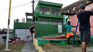 Treino de parkour com a família superar limites. São lourenço da Mata!