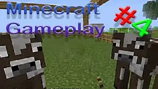 Making a Cow Farm | Minecraft Let's Play Part 4