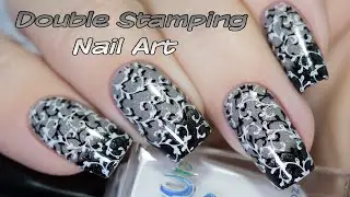 Double Stamping Nail Art / Двойной Стемпинг Дизайн