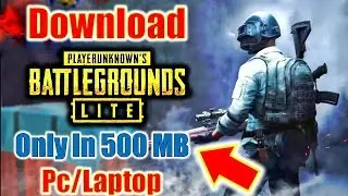 How To Download PUBG PC LITE For Pc And Laptop With Free Vpn Only In 500MB.