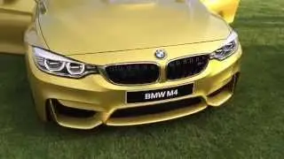 NEW BMW M4 Premiere and First Glance (Yellow/Gold) 2014