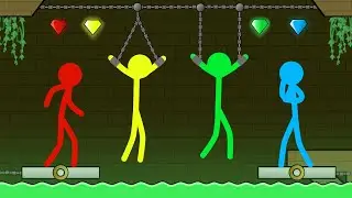 BEST MOMENTS COMPILATION , Stickman Animation - (Escape)