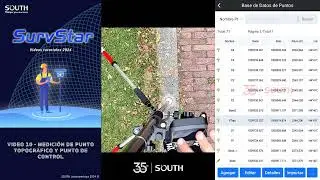 Tutorial SurvStar - Video 10 - Medición de punto topográfico y punto de control