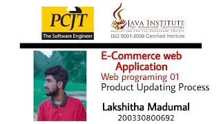Product Updating Process | eShop Project | Java Institute