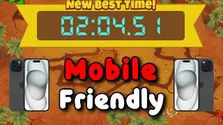 BTD6 Race Tutorial 📱 Mobile Friendly 📱 Race Achievements!!!!  (The Backline)