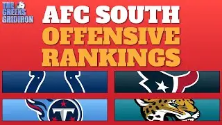 2024 NFL Power Rankings: AFC South Offenses