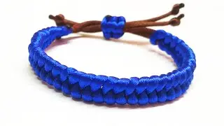 Making a very nice bracelet from yarn Making something from yarn